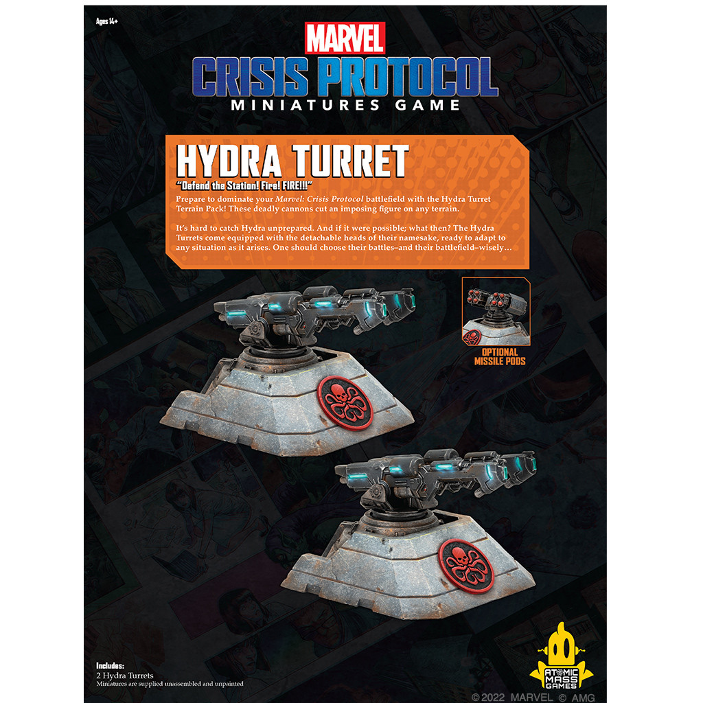 Marvel Crisis Protocol : Hydra Turret Terrain Pack